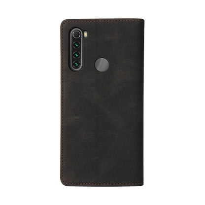 Dark brown leather phone case with camera cutout and smooth finish