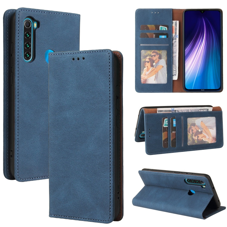 Light blue leather flip phone wallet case with card slots and stand