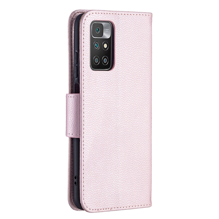 Rose gold PU leather phone wallet case with camera cutout and card slot
