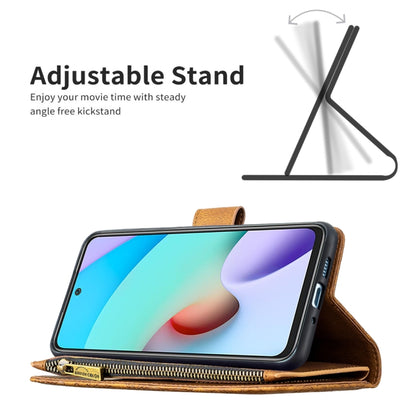 Brown folio phone wallet case with embossed butterfly, adjustable stand, and zipper top
