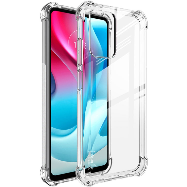 Transparent shockproof TPU phone case with airbag corner protection and screen protector