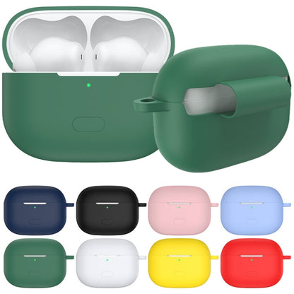 Wireless earbud protective cases in multiple colors, including green, black, blue