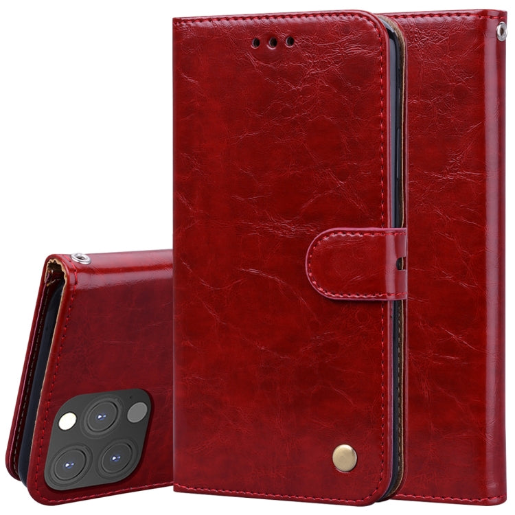 Red wallet-style flip leather phone case with folio strap and gold-tone magnetic snap
