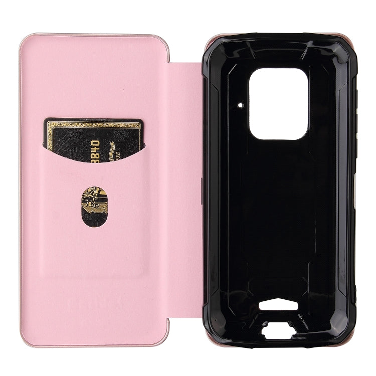 Pink flip phone case with card slot panel and protective back shell, magnetic closure.