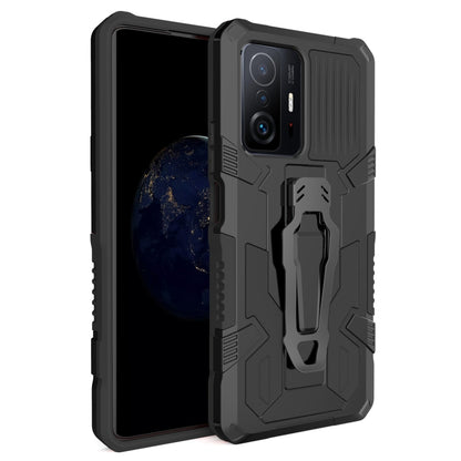 Rugged shockproof phone case with protective bumper, dark gray and brown accents