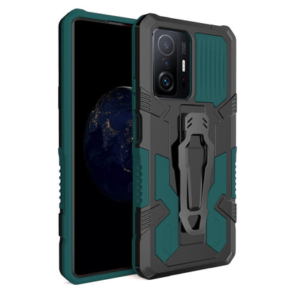 Shockproof armor protective phone case with rugged TPU + PC design, teal/gray