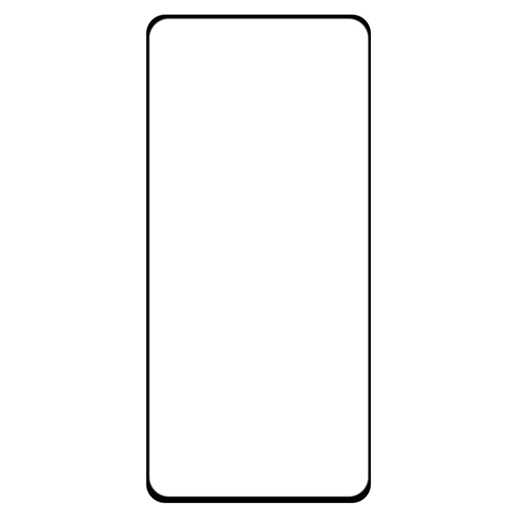 Curved edge tempered glass screen protector sheet, clear with rounded edges