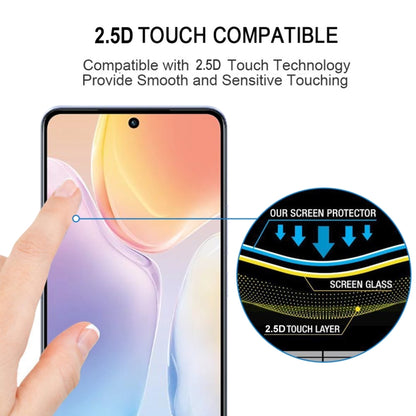 2.5D touch-compatible tempered glass screen protector for smooth fingertip use