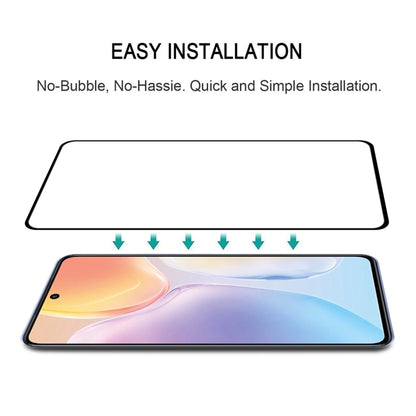 Tempered glass screen protector with alignment guide for easy bubble-free installation