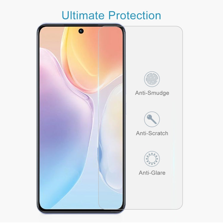 Tempered glass screen protector for vivo X70 with anti-smudge, anti-scratch, anti-glare