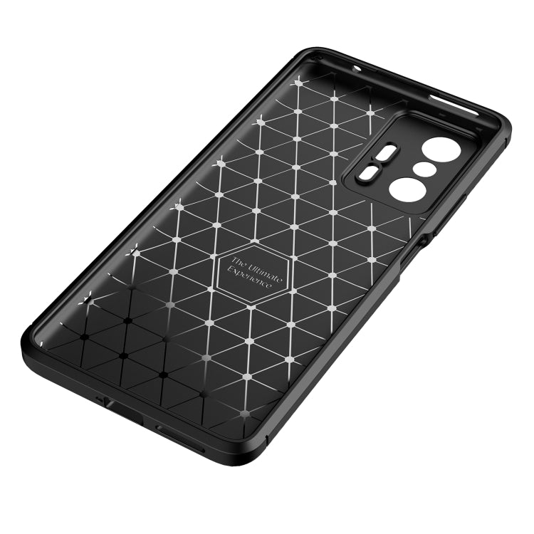Black textured TPU phone case with geometric pattern, back camera cutouts