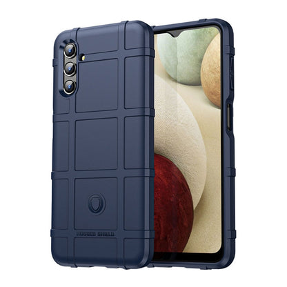 Shockproof TPU phone case, navy rugged back with camera cutouts and front screen edge
