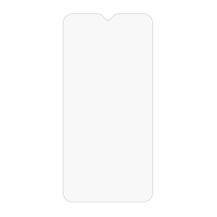 Tempered glass screen protector film, 2.5D rounded edges, clear sheet with top cutout