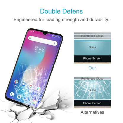 Tempered glass screen protector showing reinforced glass protection layers