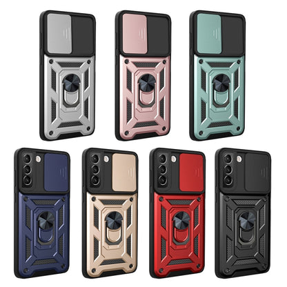 Phone cases in multiple colors with sliding camera cover and ring kickstand