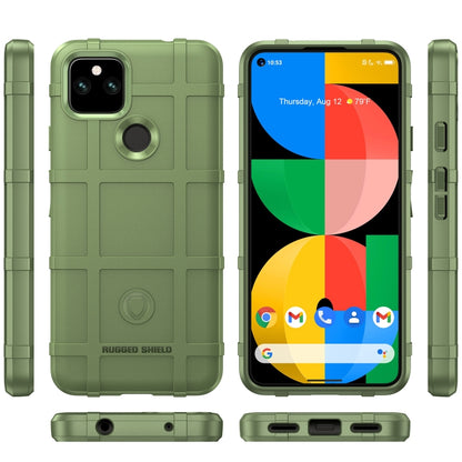 Green rugged TPU phone case with ring grip; shown with side buttons and port openings