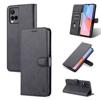 Black leather flip phone case with card slots and magnetic wallet stand