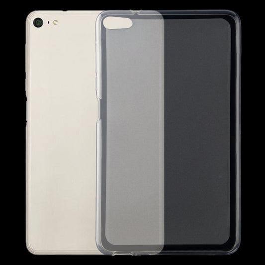 Transparent TPU tablet case with open edges and camera/port cutouts