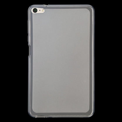 Transparent TPU tablet case, clear front cover with protective raised corners