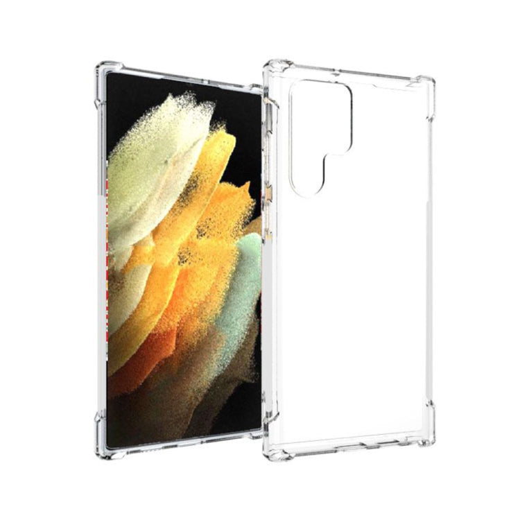 Clear shockproof TPU phone case with precise cutouts and protective raised edges