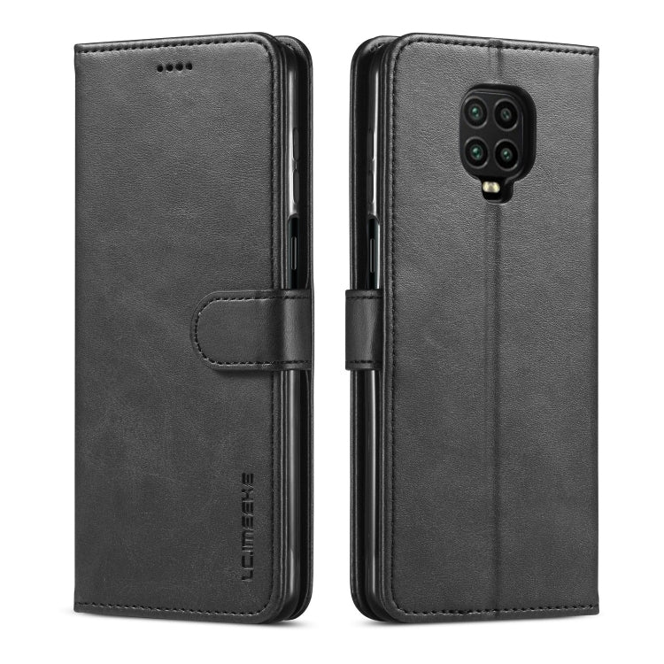 Black textured leather flip phone case with card holder and camera cutouts