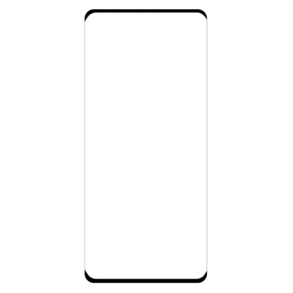 Curved edge tempered glass screen protector film, shown as a flat sheet