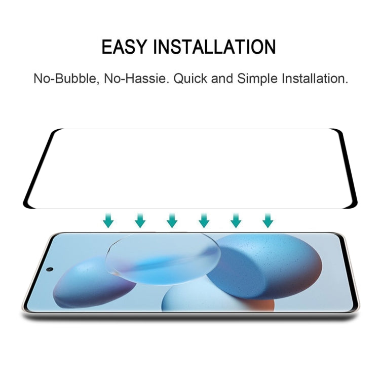 Tempered glass screen protector with easy bubble-free installation steps