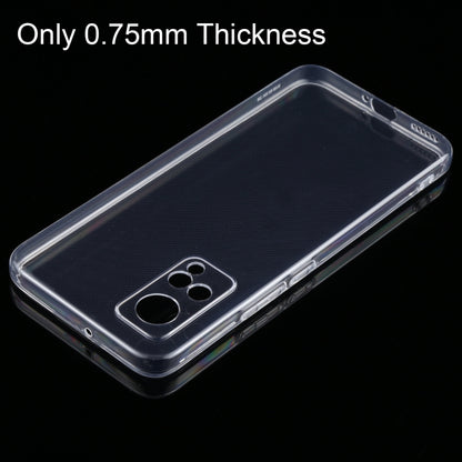 Ultra-slim transparent TPU phone case with camera cutout and thin profile