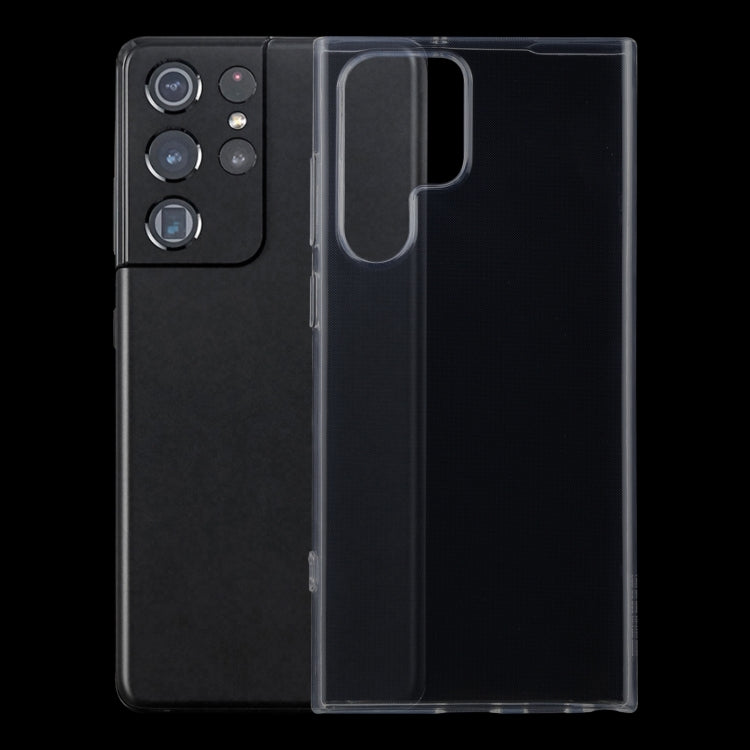 Transparent TPU phone case with camera cutout and raised back protection