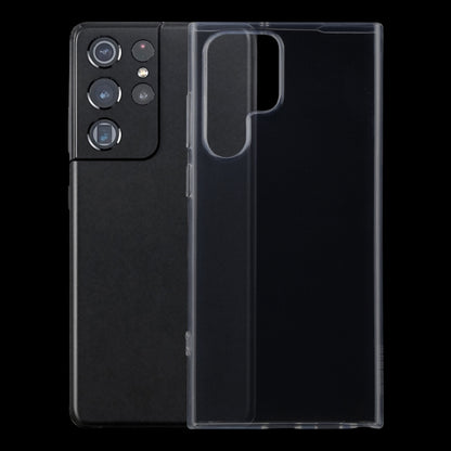 Transparent TPU phone case with camera cutout and raised back protection