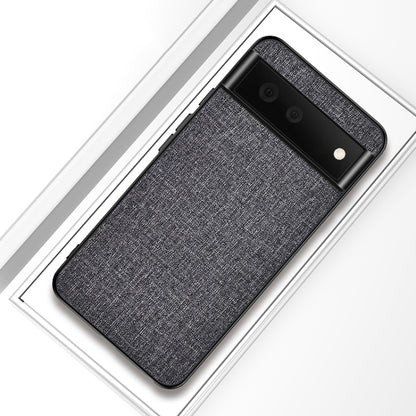 Gray textured shockproof phone case with camera cutouts and black protective frame