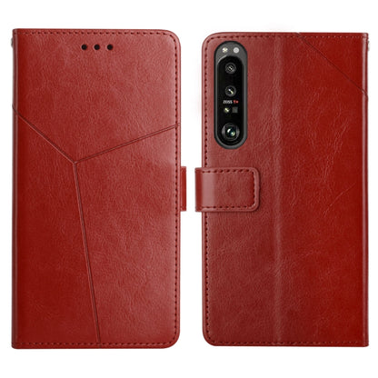 Red flip leather phone wallet case front and back view with card holder