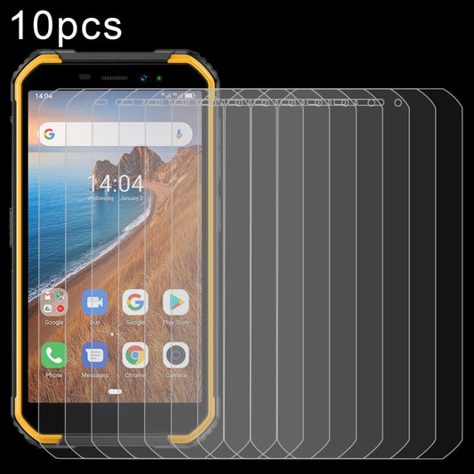 10-pack tempered glass screen protectors with curved edge fit for a smartphone