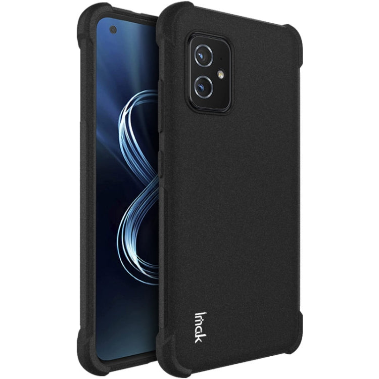 Matte black shockproof TPU phone case with screen cover and camera cutouts