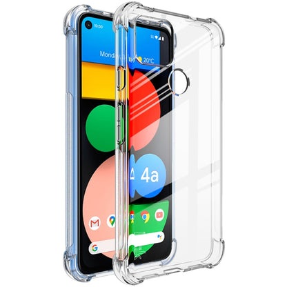 Transparent shockproof TPU phone case with screen protector and airbag corner bumpers