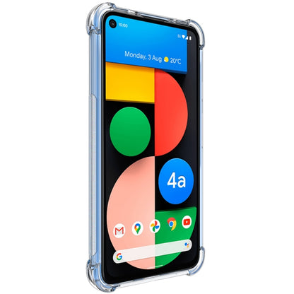 Clear shockproof TPU phone case with screen protector, anti-impact corner design