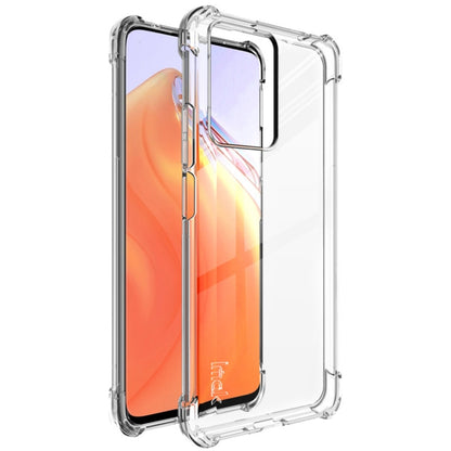 Clear shockproof TPU case with camera cutout and shockproof airbag corner bumpers