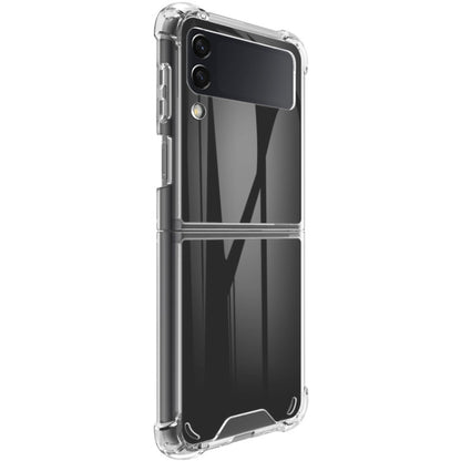 Transparent TPU phone case with raised edges and cutouts for camera and ports
