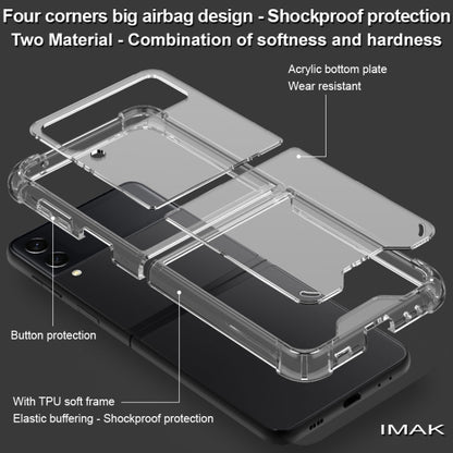 Transparent TPU phone case with reinforced four corners and acrylic base plate