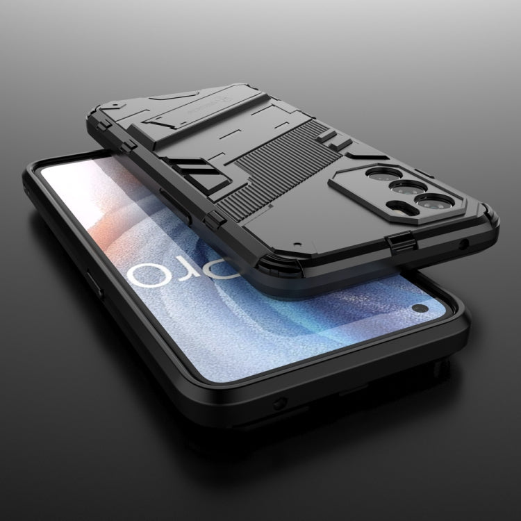Black rugged phone case with raised bezel and angled holder for secure viewing