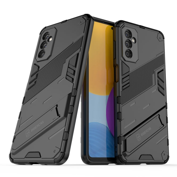 Dark gray 2-in-1 PC+TPU shockproof phone case, rugged armor design with camera cutouts