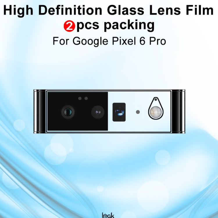 Clear high-definition glass lens film set, 2 pieces, for Google Pixel 6 Pro