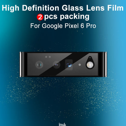 2-piece clear glass camera lens film for Google Pixel 6 Pro, high-definition design