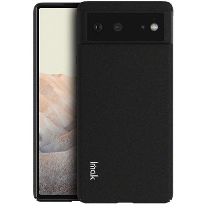 Frosted hard phone case for Google Pixel 6 Pro, black with camera cutouts