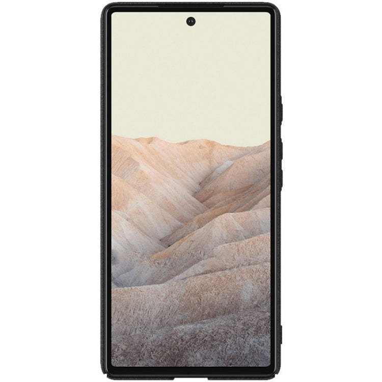Frosted hard phone case for Google Pixel 6 Pro, black case with screen opening