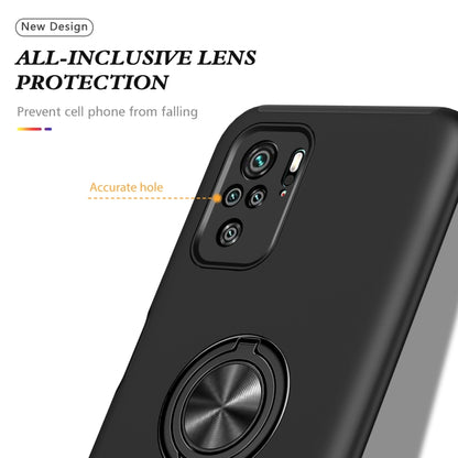 Black phone case with magnetic ring holder and precise rear lens openings