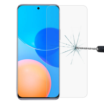 Phone tempered glass screen protector, clear 9H 2.5D, protective sheet over display