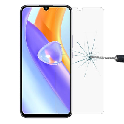 Phone tempered glass screen protector, clear 9H 2.5D, front screen covered by film