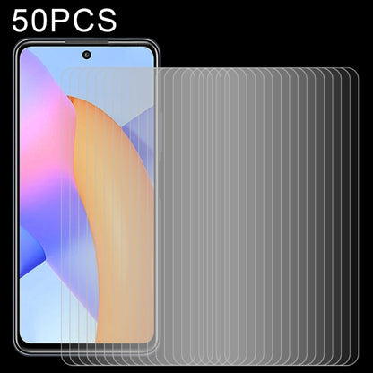 50-pack tempered glass screen protectors, 0.26mm 9H, 2.5D edge design