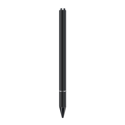 Black magnetic stylus pen with disc tip for mobile phones and tablets